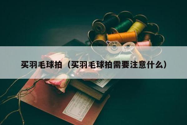 买羽毛球拍（买羽毛球拍需要注意什么）