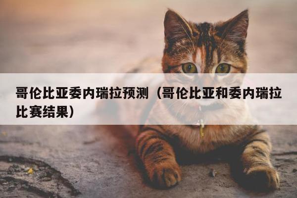 哥伦比亚委内瑞拉预测（哥伦比亚和委内瑞拉比赛结果）