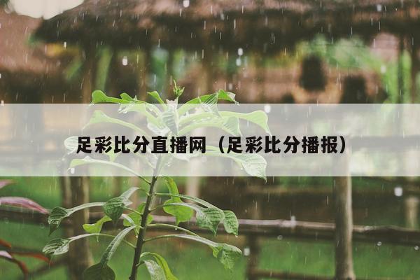 足彩比分直播网（足彩比分播报）