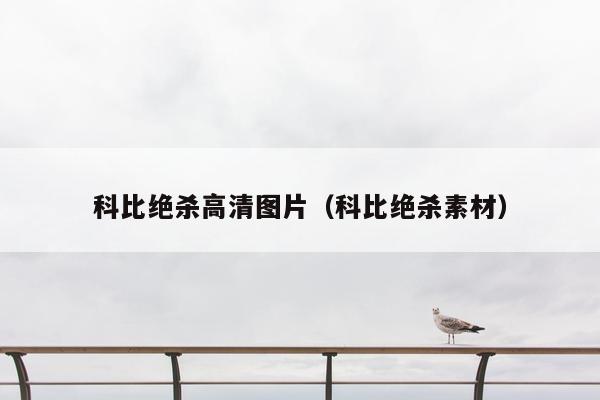 科比绝杀高清图片（科比绝杀素材）