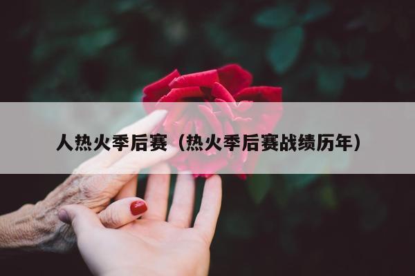 人热火季后赛（热火季后赛战绩历年）