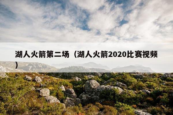 湖人火箭第二场（湖人火箭2020比赛视频）