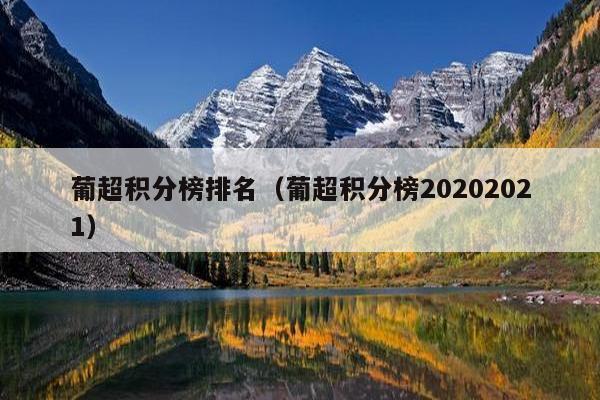 葡超积分榜排名（葡超积分榜20202021）